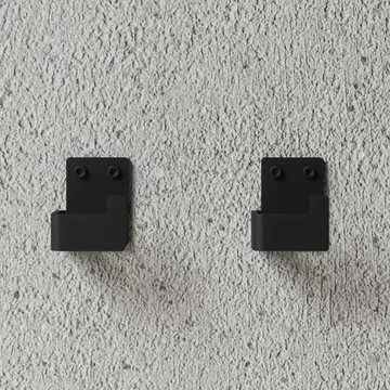 Nichba towel hook - Black, 2-pack - Nichba