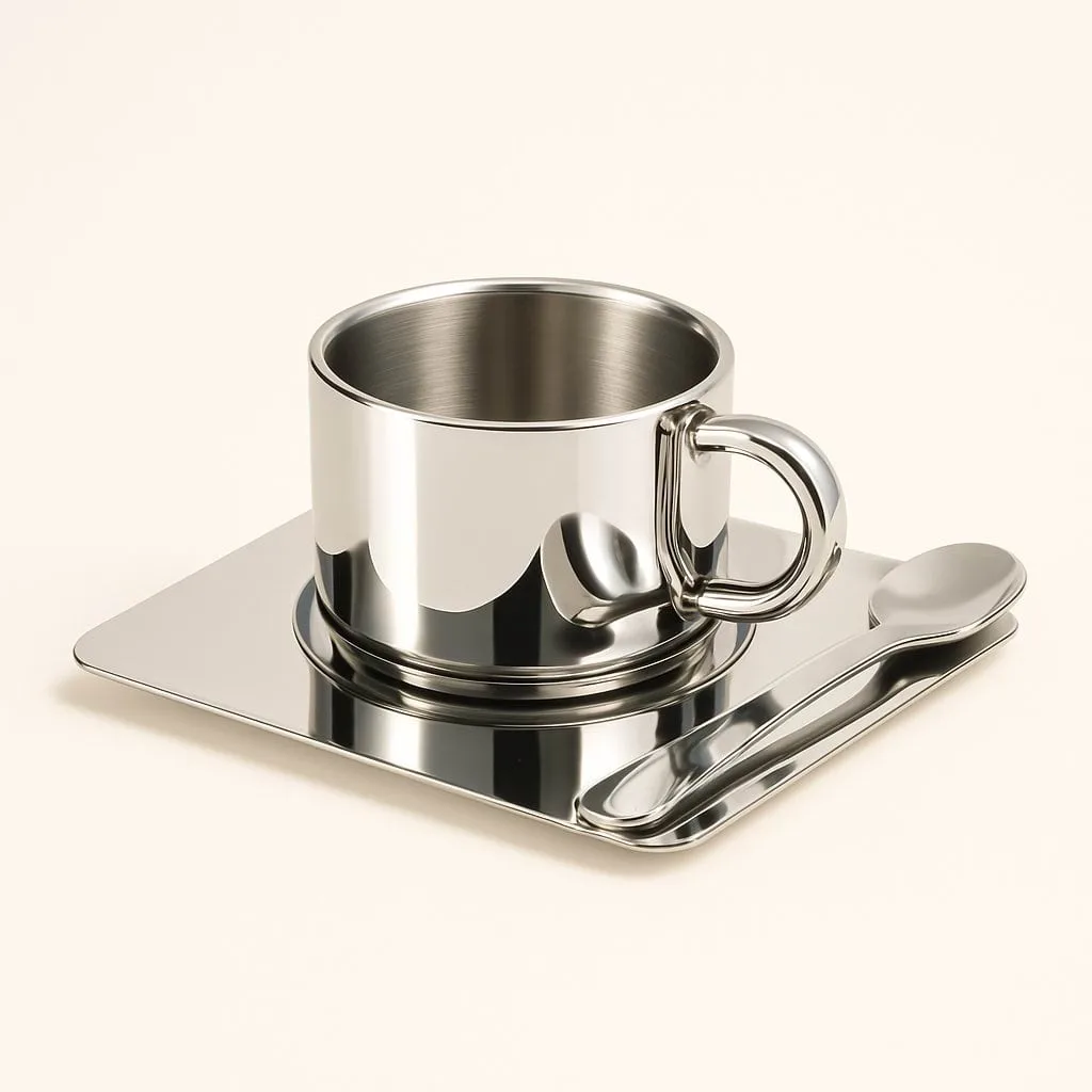 Nichba trio cup, Stainless steel Nichba