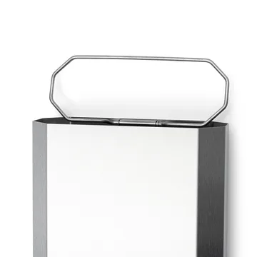 Nichba waste bin - Brushed stainless steel, 12 l - Nichba