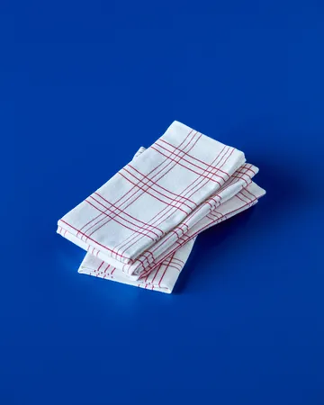 Chef cotton napkin 4-pack - Red - Nicolas Vahé