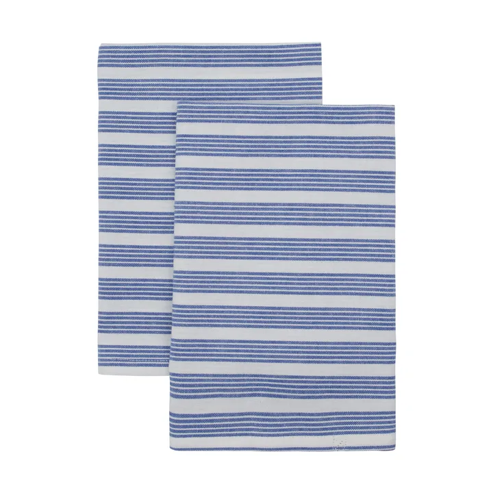 Chef kitchen towel 50x70 cm - Blue-white - Nicolas Vahé