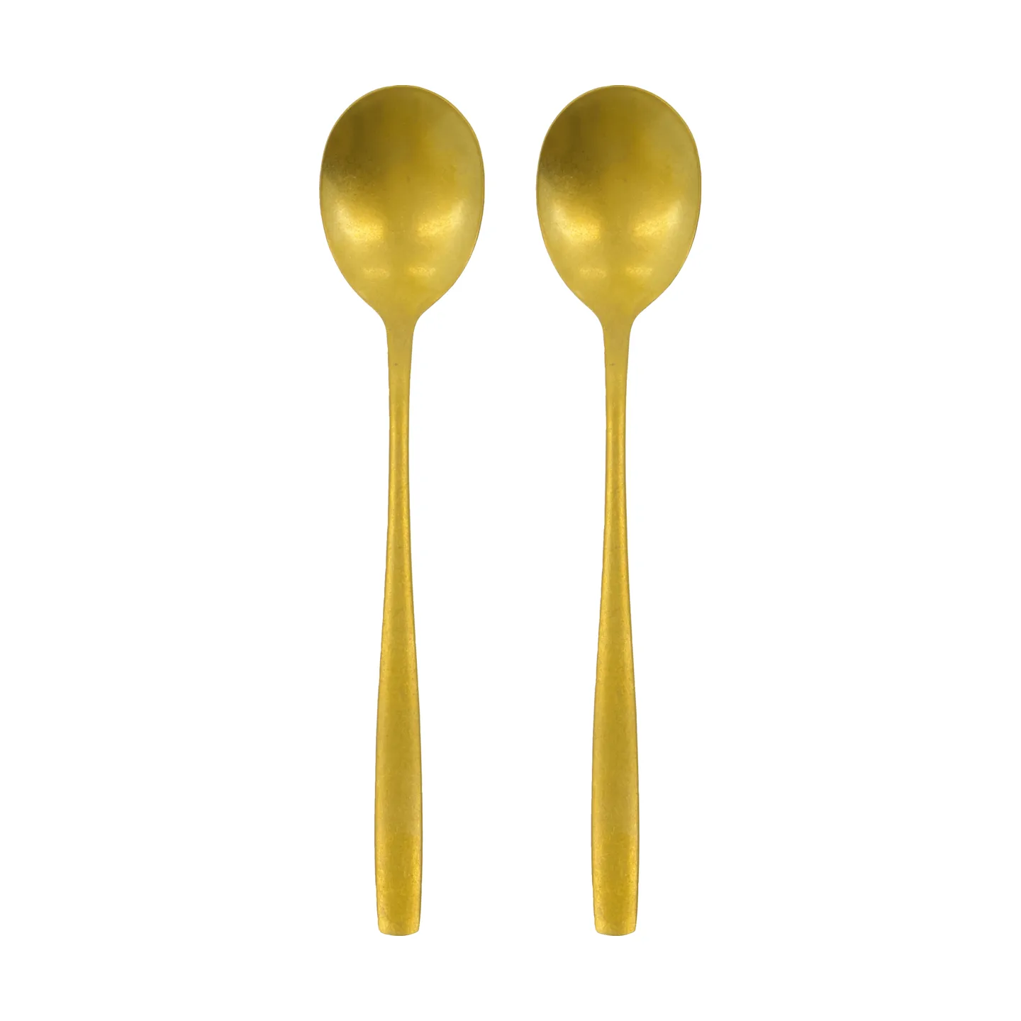 Daily serving spoons 2-pack, Gold finish Nicolas Vahé