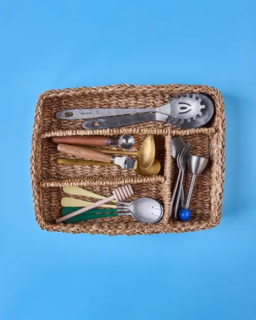 Naba organizer basket 27x35 cm - Natural - Nicolas Vahé
