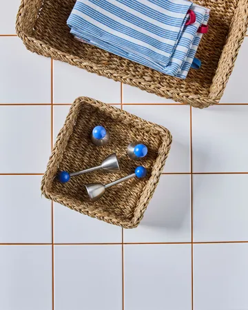 Naba storage basket - Natural, 21x21 cm - Nicolas Vahé