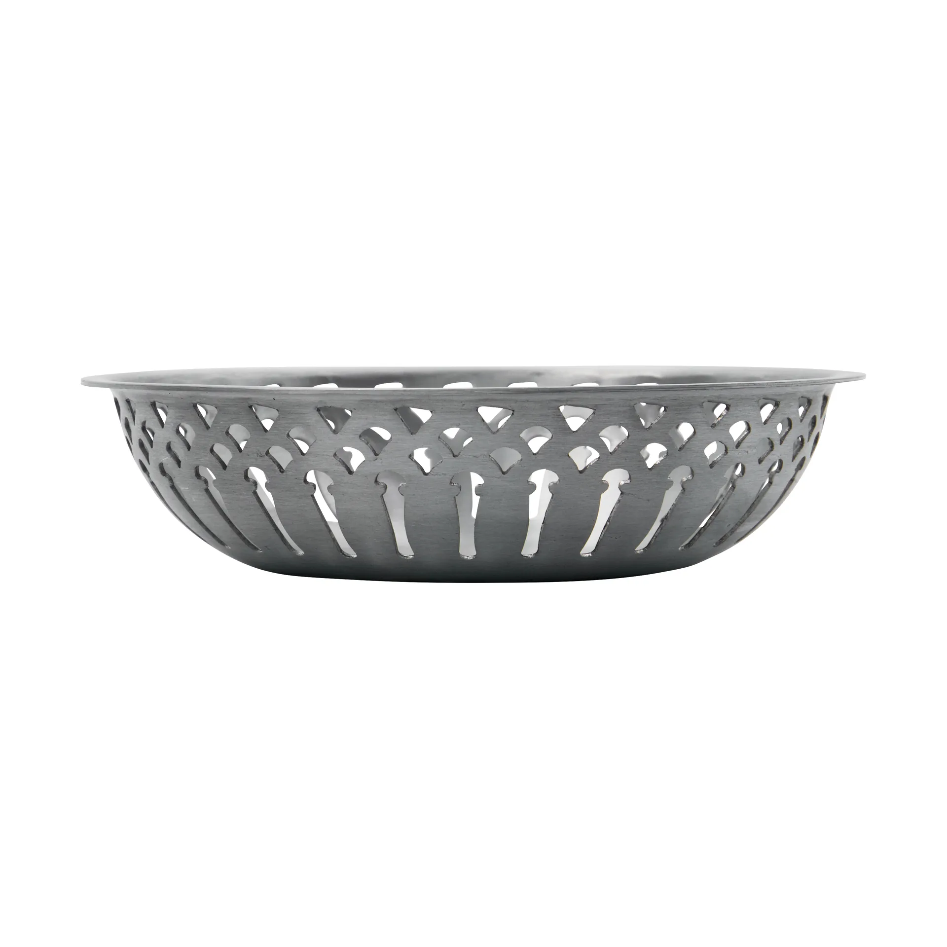 Nicolas Vahé bread basket 2 pieces, Antique silver finish Nicolas Vahé