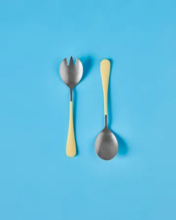 Nicolas Vahé salad servers 2 pcs - Yellow - Nicolas Vahé