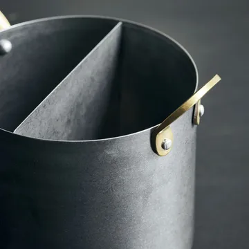 Presentation organiser Ø14 cm - Stainless steel-brass - Nicolas Vahé