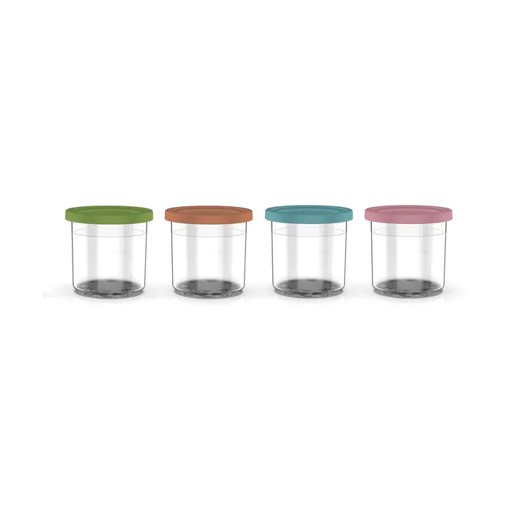 Ninja CREAMi 4 extra cups 470 ml for NC300EU - Blue/pink/green/brown - Ninja