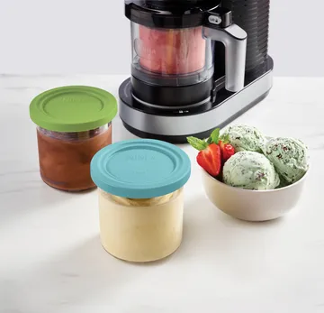 Ninja CREAMi 4 extra cups 470 ml for NC300EU - Blue/pink/green/brown - Ninja
