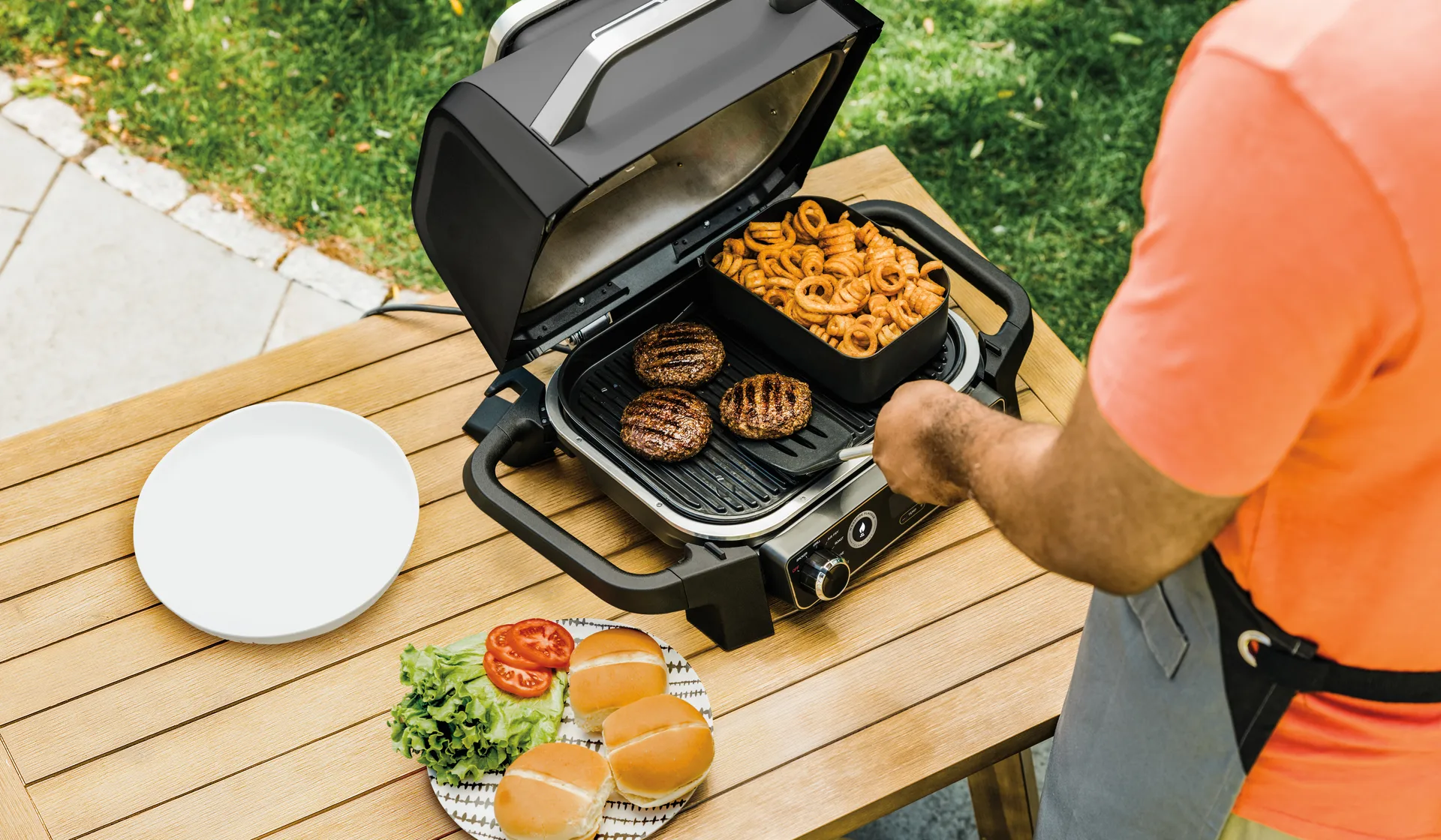 Ninja Woodfire grill box 16x23 cm, Black Ninja