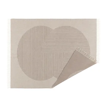 Circles wool throw 130x185 cm - Beige - NJRD