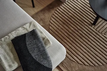 Levels Circles wool rug - Beige, 170x240 cm - NJRD