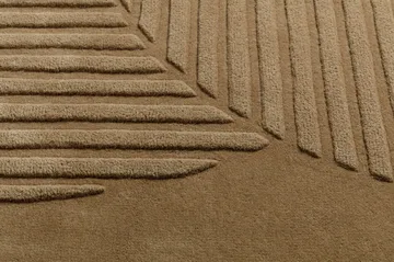Levels Circles wool rug - Beige, 200x300 cm - NJRD