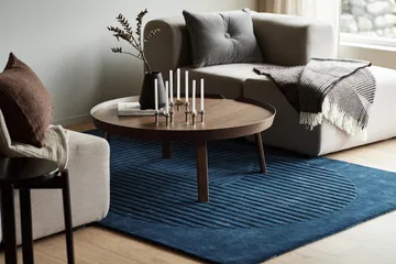 Levels Circles wool rug - Blue, 170x240 cm - NJRD