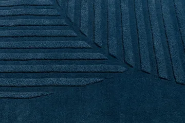 Levels Circles wool rug - Blue, 200x300 cm - NJRD