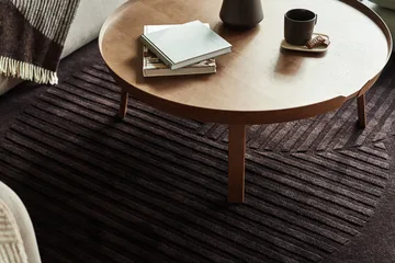 Levels Circles wool rug - Brown, 200x300 cm - NJRD