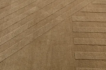 Levels Stripes wool rug - Beige, 170x240 cm - NJRD