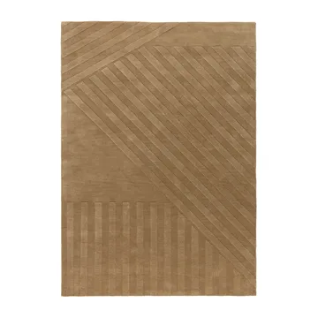Levels Stripes wool rug - Beige, 200x300 cm - NJRD