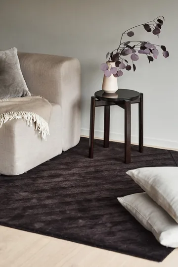 Levels Stripes wool rug - Brown, 170x240 cm - NJRD