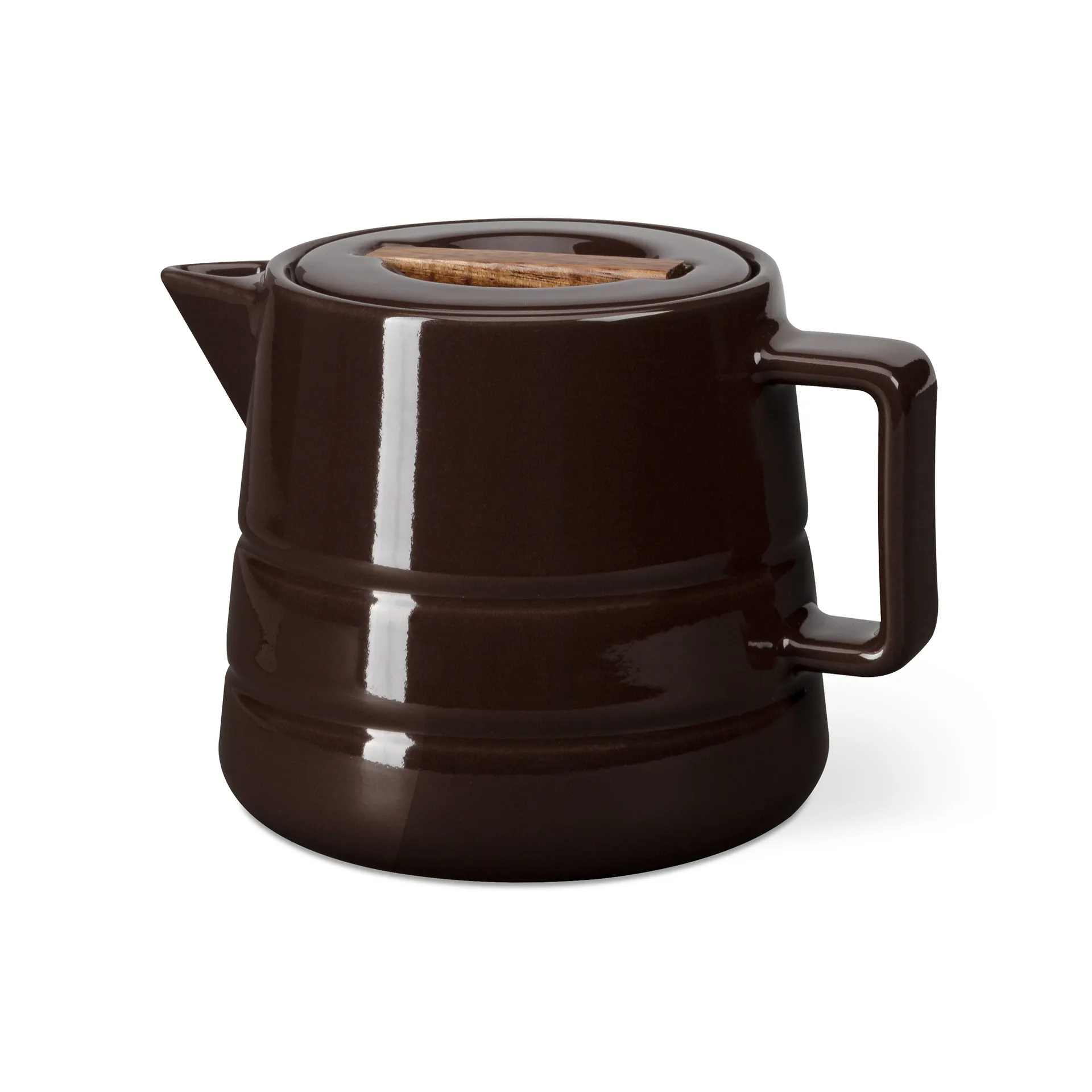 Lines milk jug 50 cl, brown NJRD