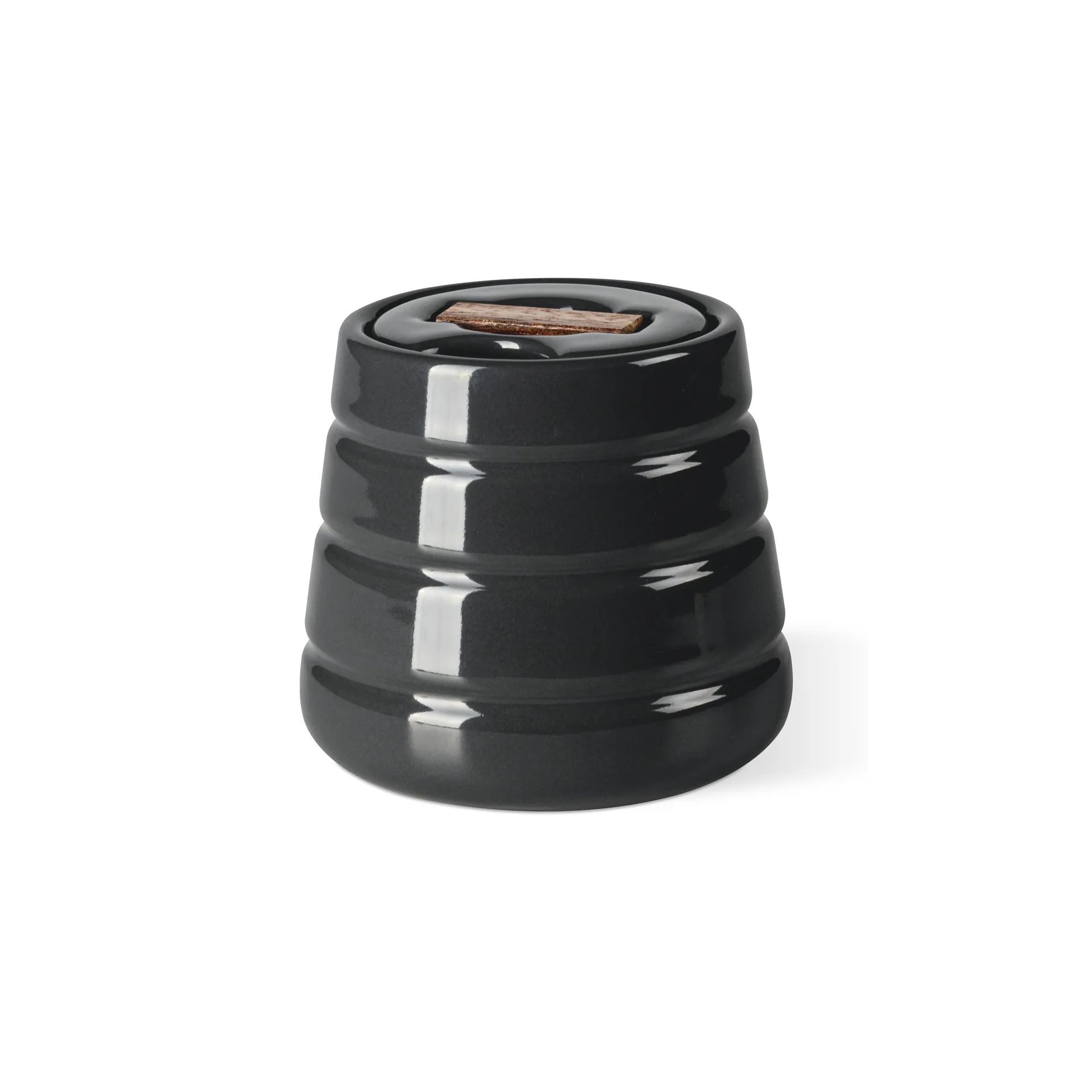 Lines sugar bowl, dark grey NJRD