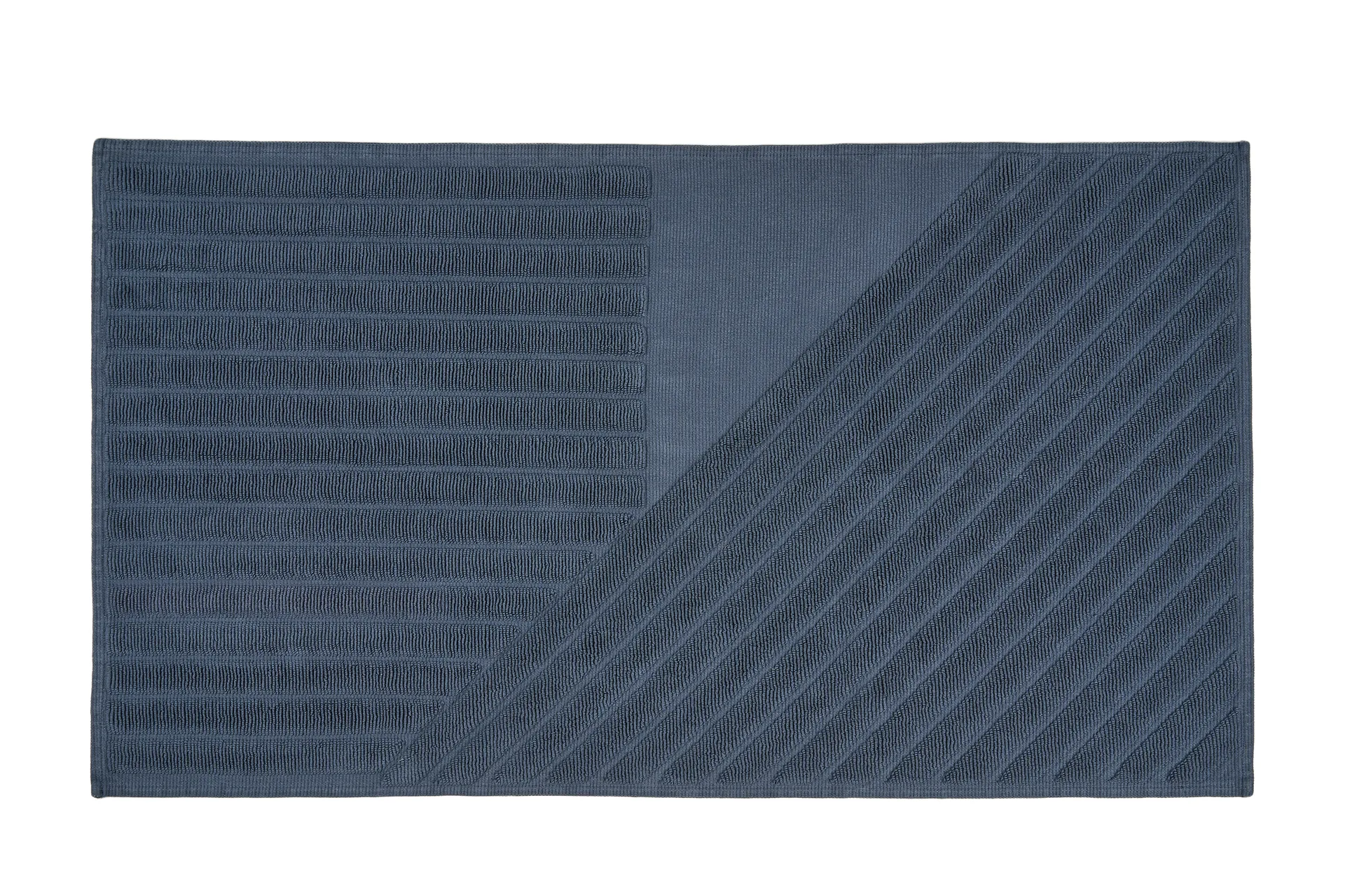Stripes bath mat 50x90 cm, Blue NJRD