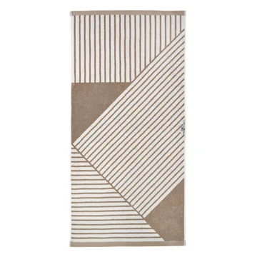 Stripes bath towel 70x140 cm - Beige - NJRD