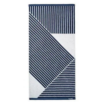 Stripes bath towel 70x140 cm - Blue - NJRD