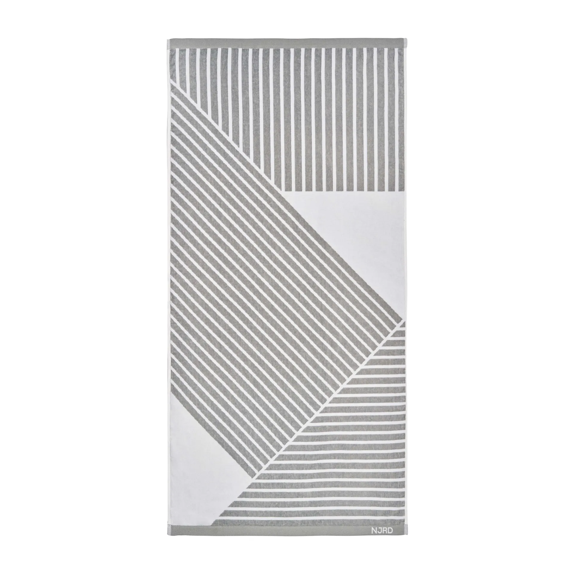 Stripes bath towel 70x140 cm, grey NJRD