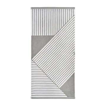 Stripes bath towel 70x140 cm - grey - NJRD