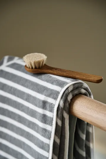 Stripes bath towel 70x140 cm - grey - NJRD