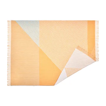 Stripes cotton throw - Yellow - NJRD