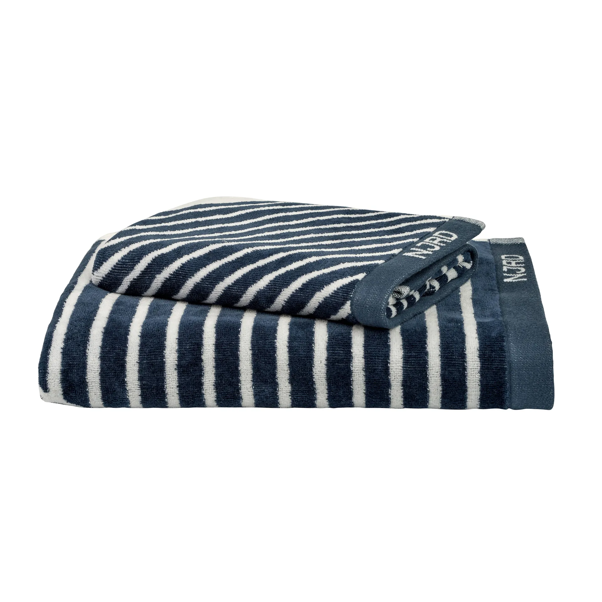 Stripes towel set 4 pieces - Blue,  NJRD