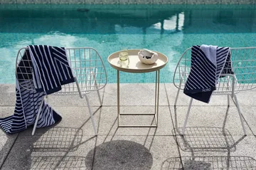 Stripes towel set 4 pieces - Blue - NJRD