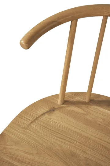 VIOR bench with backrest - Lacquered oak - NJRD