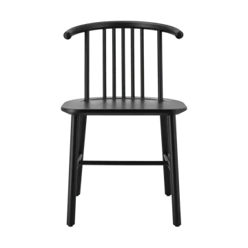 VIOR dining chair - Black lacquered oak - NJRD