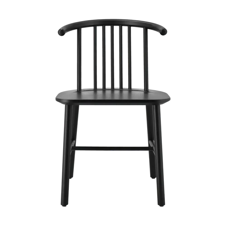 VIOR dining chair - Black lacquered oak - NJRD