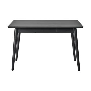 VIOR dining table 90x120 cm - Black lacquered oak - NJRD