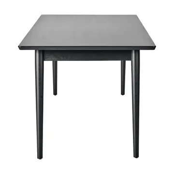 VIOR dining table 90x200 cm - Black lacquered oak - NJRD