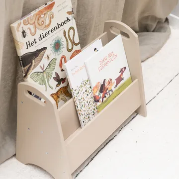 Book holder bookshelf for children - Beige - Nofred