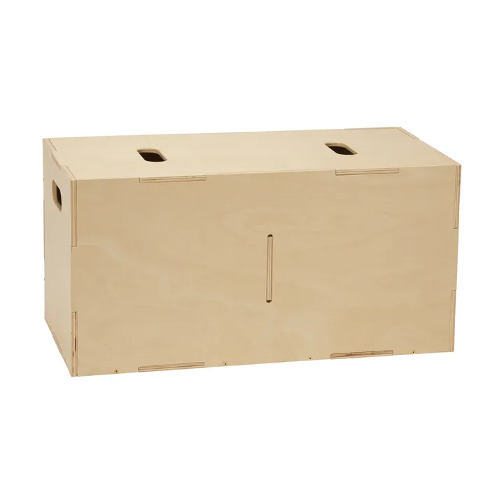 Cube Long storage box - Birch - Nofred