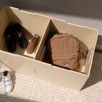 Cube Long storage box - Birch - Nofred
