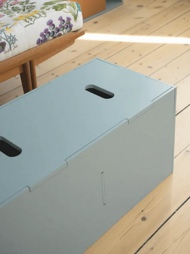 Cube Long storage box, Olive green Nofred