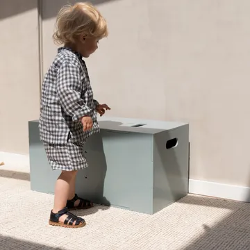 Cube Long storage box - Olive green - Nofred