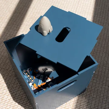 Cube Storage storage box - Blue - Nofred