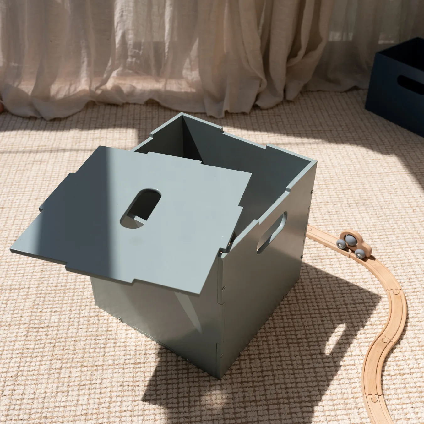 Cube Storage storage box, Olive green Nofred