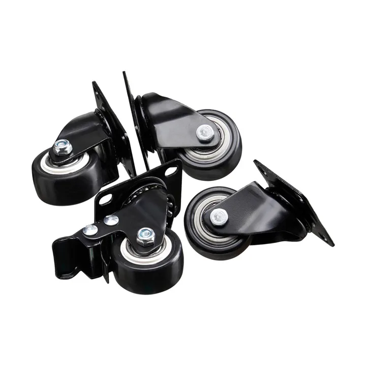 Cube Storage wheels for storage box 4-pack - Black - Nofred