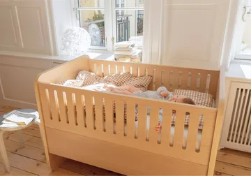 Form baby & junior bed 166x77.5x87 cm - Oak - Nofred