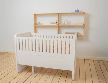 Form baby & junior bed 166x77.5x87 cm - White - Nofred