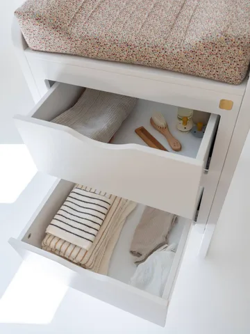 Form changing table 65.4x56x95 cm - White - Nofred
